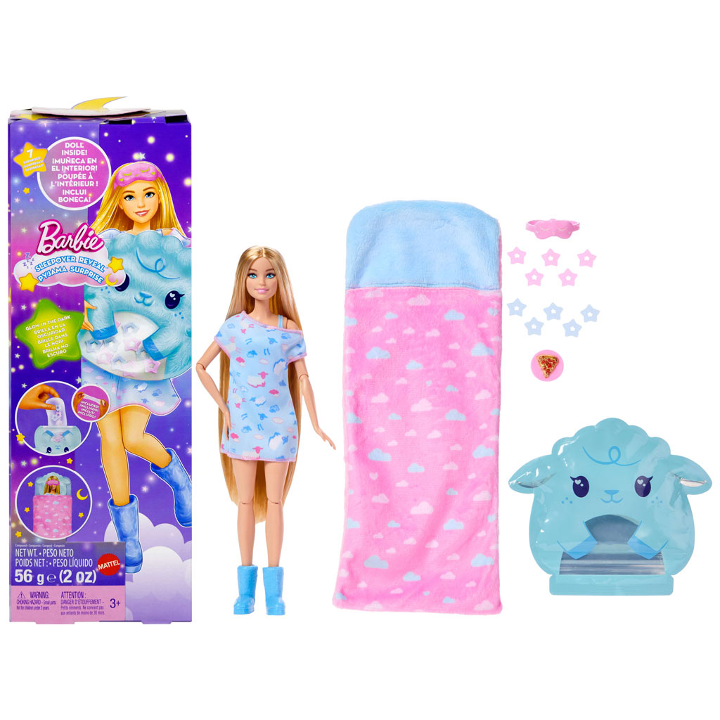 Barbie Pizsiparti Reveal - Niebieski - Mattel zdjęcie 1