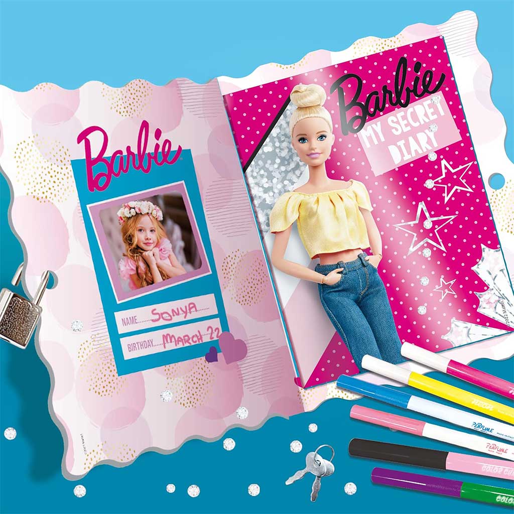 Barbie: Tajny dziennik z kłódką - Lisciani zdjęcie 3