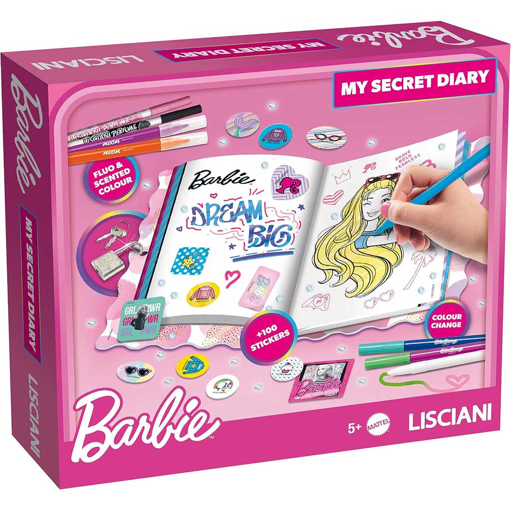 Barbie: Tajny dziennik z kłódką - Lisciani zdjęcie 1