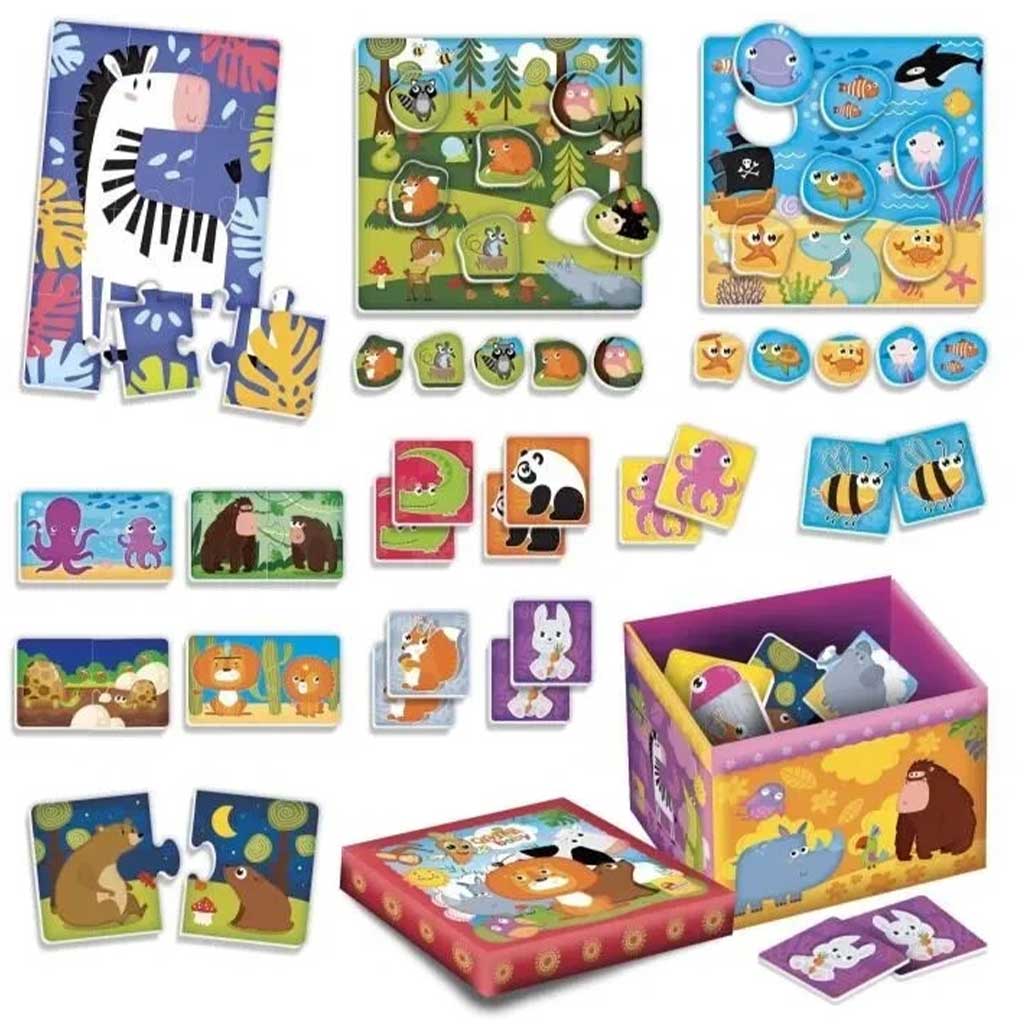 Carotina Baby: Super Box 10 zabawek edukacyjnych - Lisciani zdjęcie 2