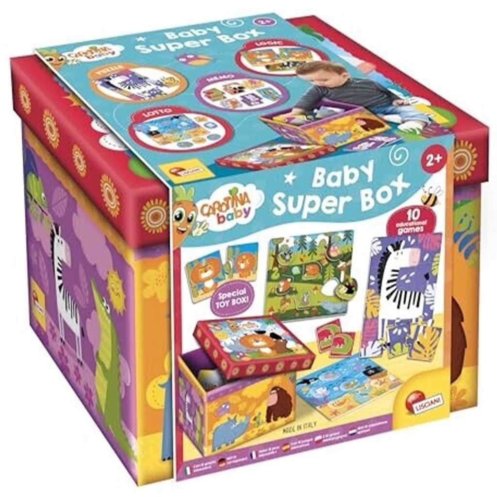 Carotina Baby: Super Box 10 zabawek edukacyjnych - Lisciani zdjęcie 1