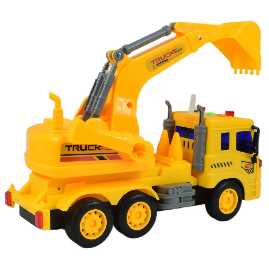 City Truck: Ciężarówka z ładowaczem z dźwiękiem i światłem 1/18 zdjęcie 4