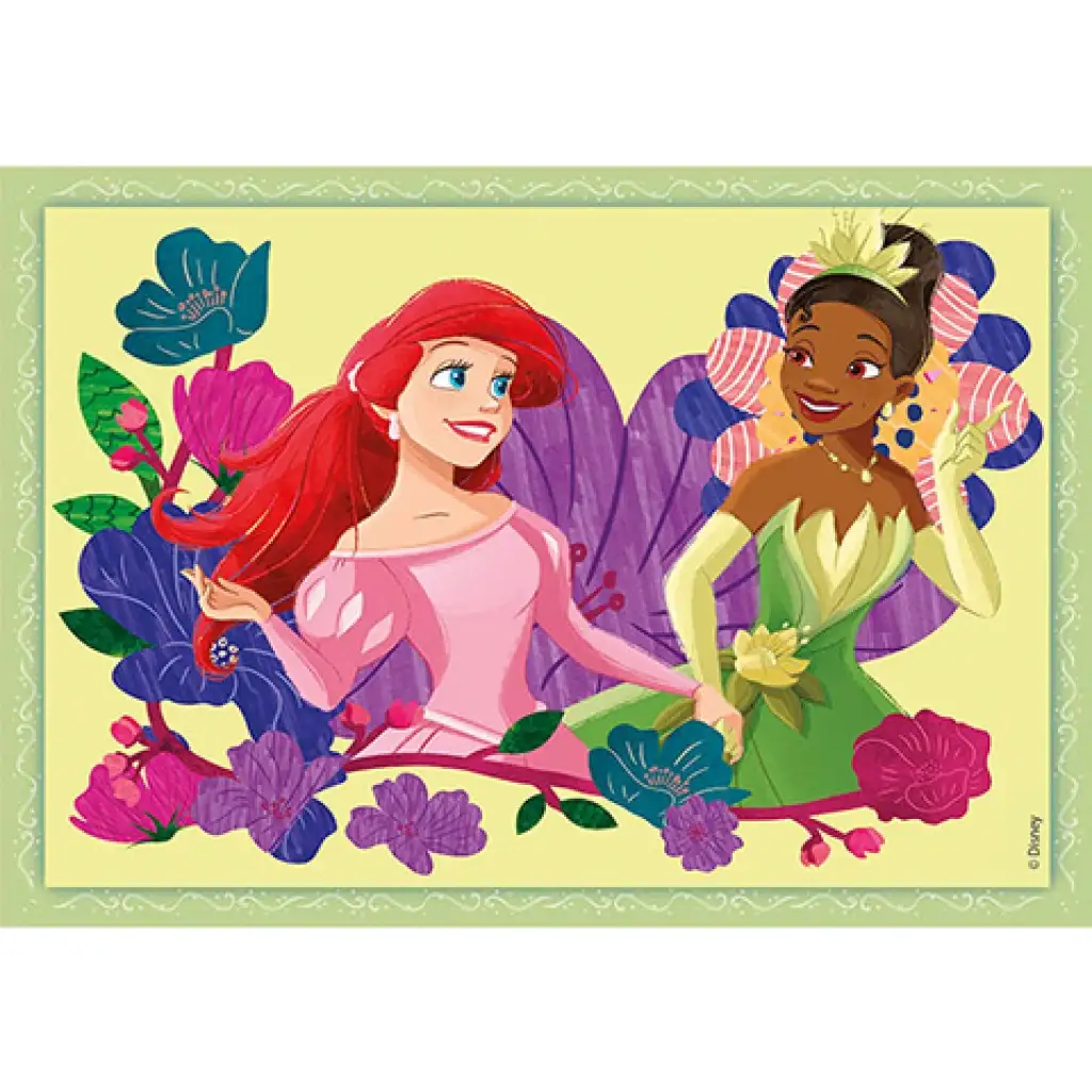 Disney księżniczki 4 w 1 puzzel - Clementoni zdjęcie 2
