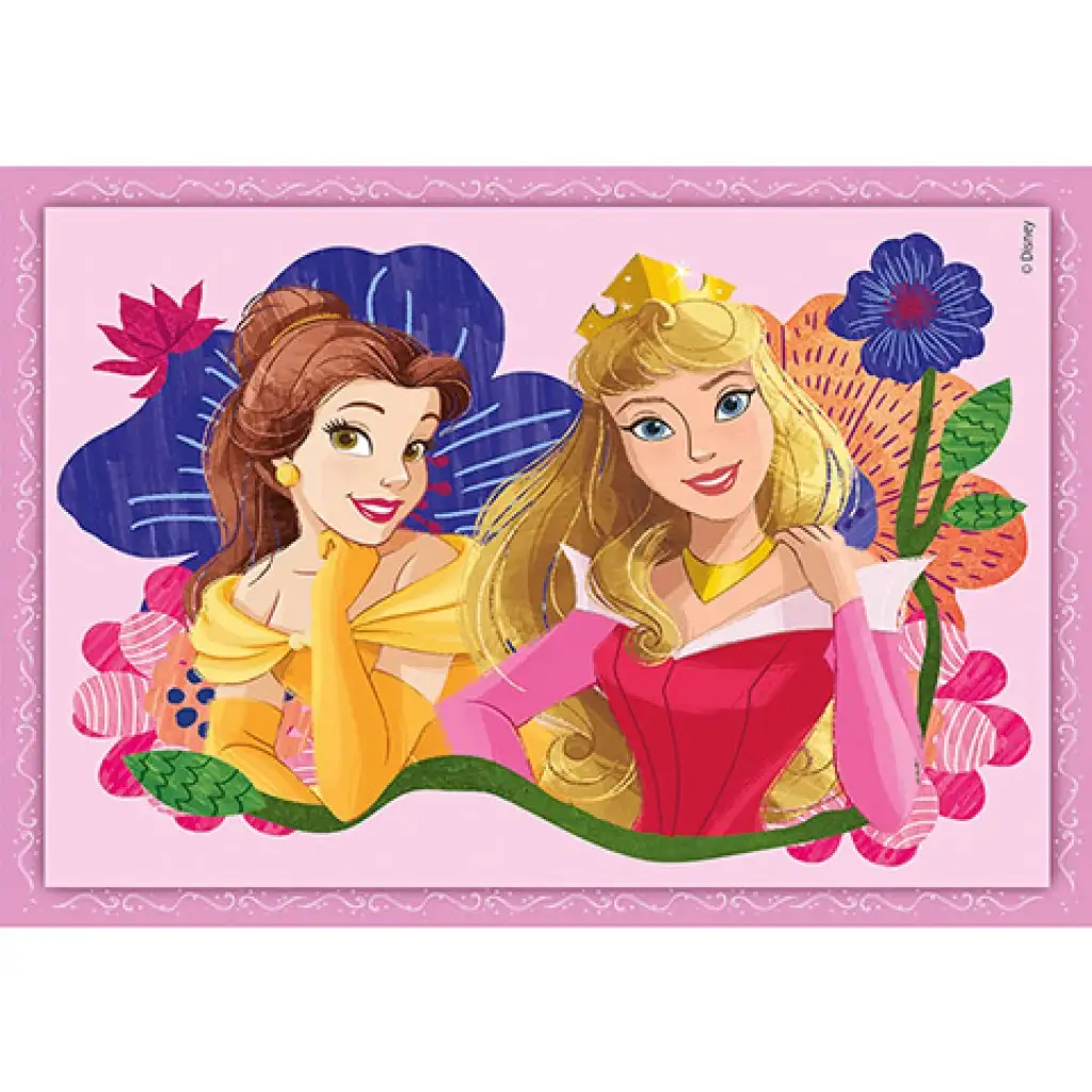 Disney księżniczki 4 w 1 puzzel - Clementoni zdjęcie 3