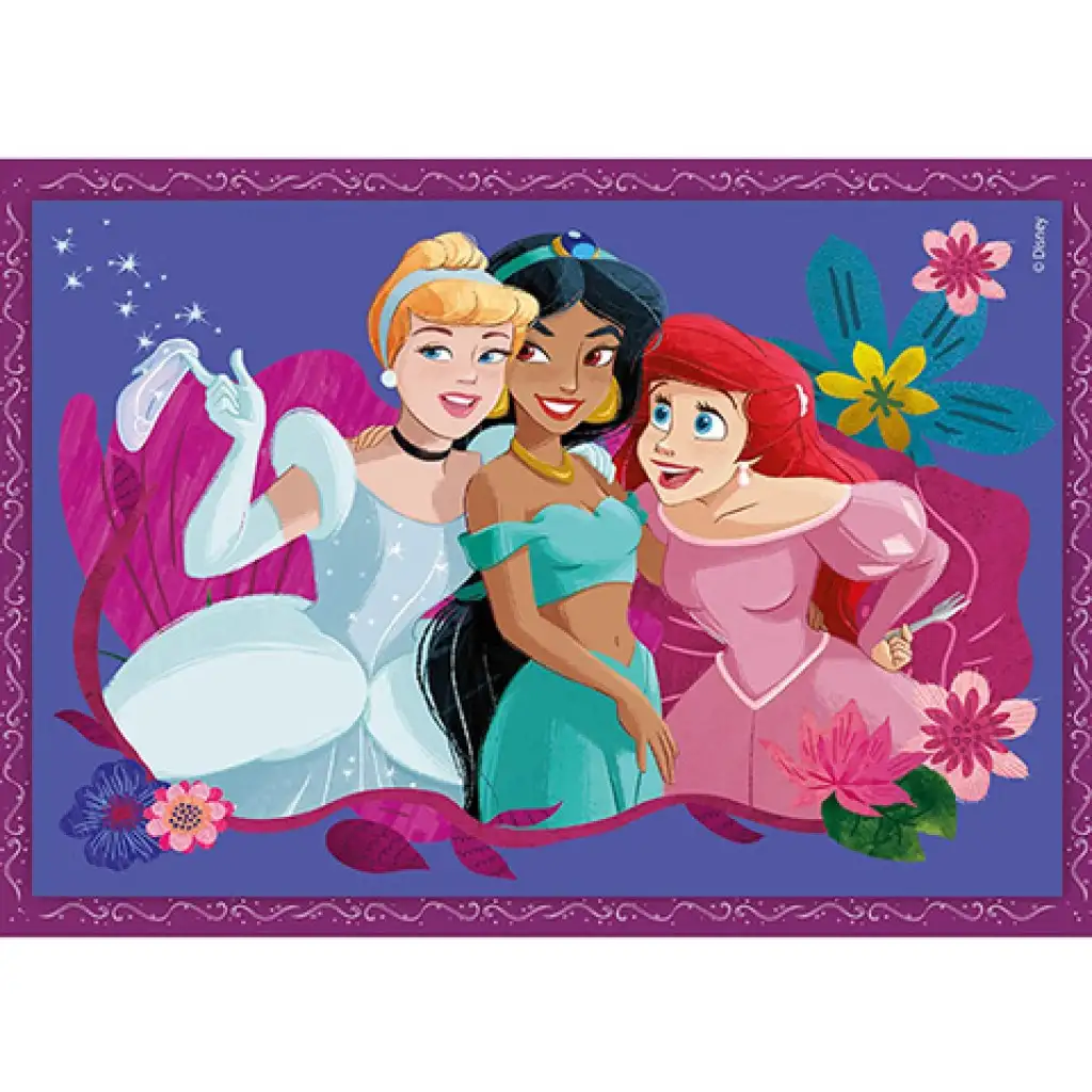 Disney księżniczki 4 w 1 puzzel - Clementoni zdjęcie 5