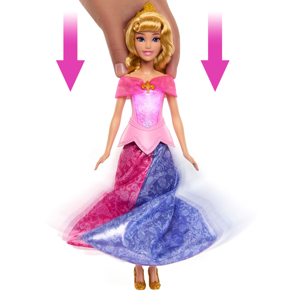 Disney Księżniczki - Bajkowa Przemiana Śpiącej Królewny - Mattel zdjęcie 4