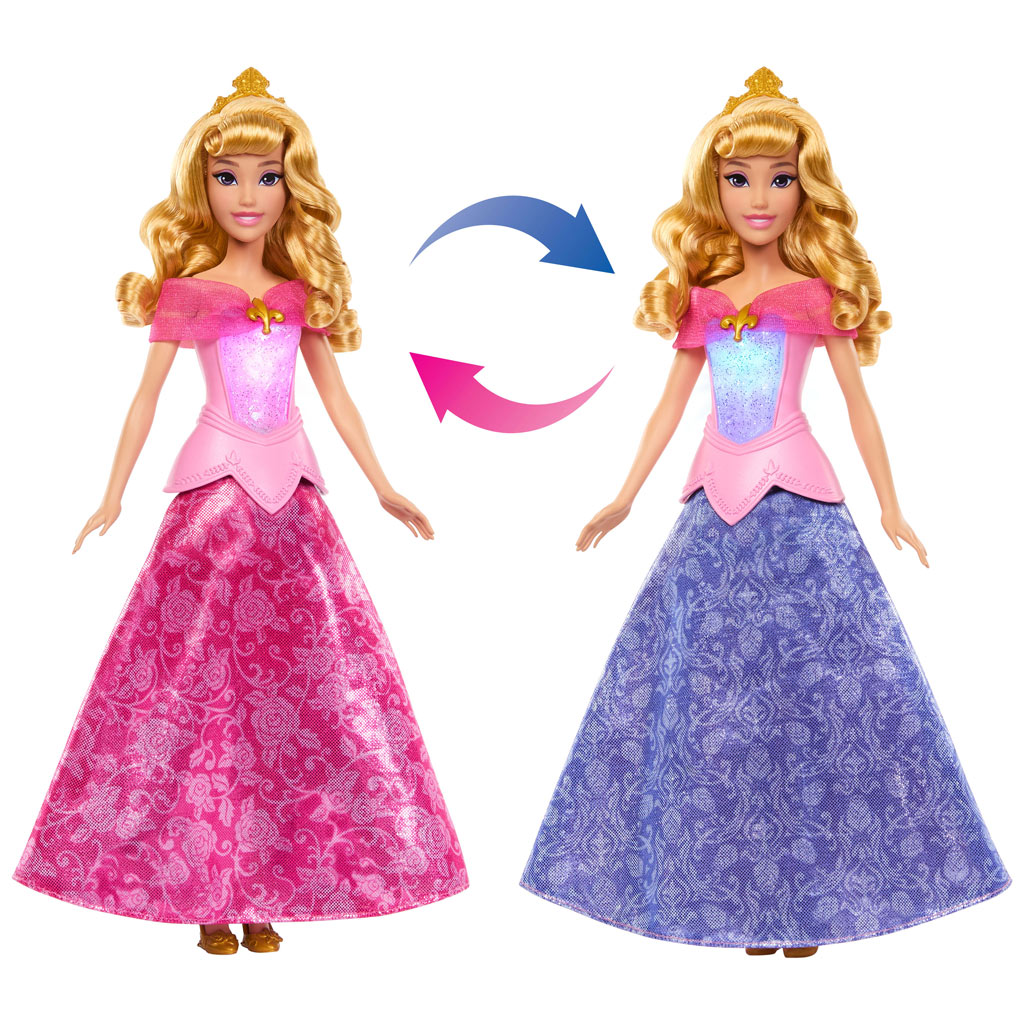 Disney Księżniczki - Bajkowa Przemiana Śpiącej Królewny - Mattel zdjęcie 5