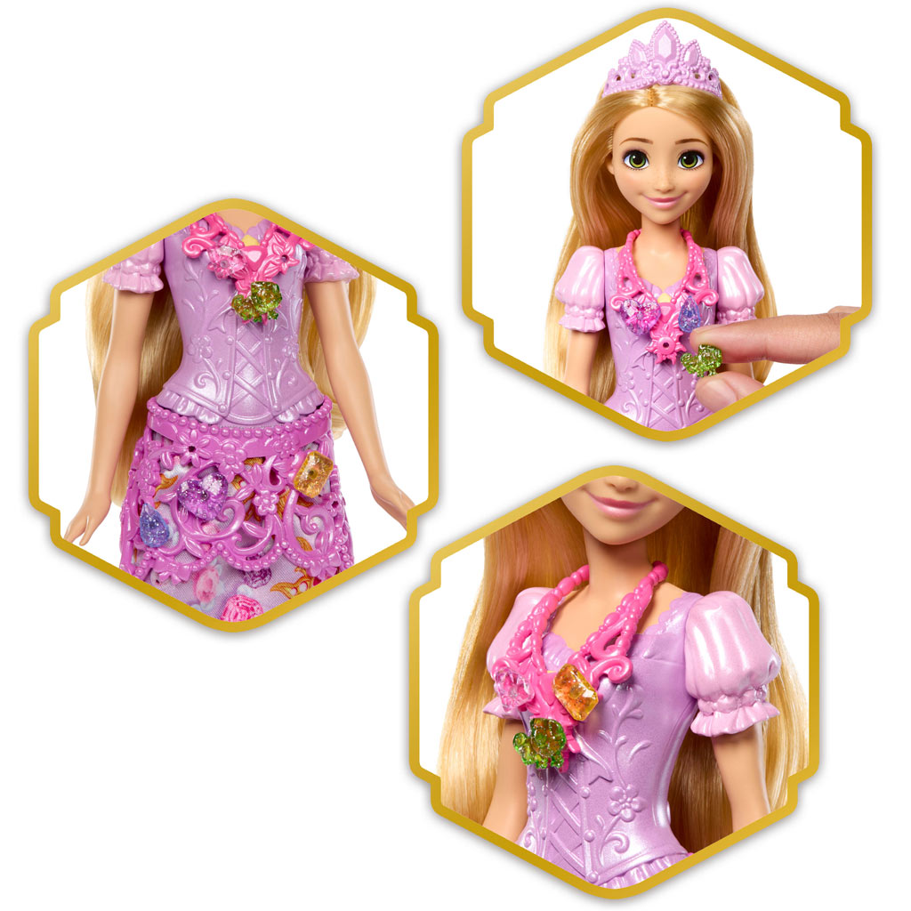 Disney Księżniczki - Czuły Zaskakujący Bobas - Roszpunka - Mattel zdjęcie 4