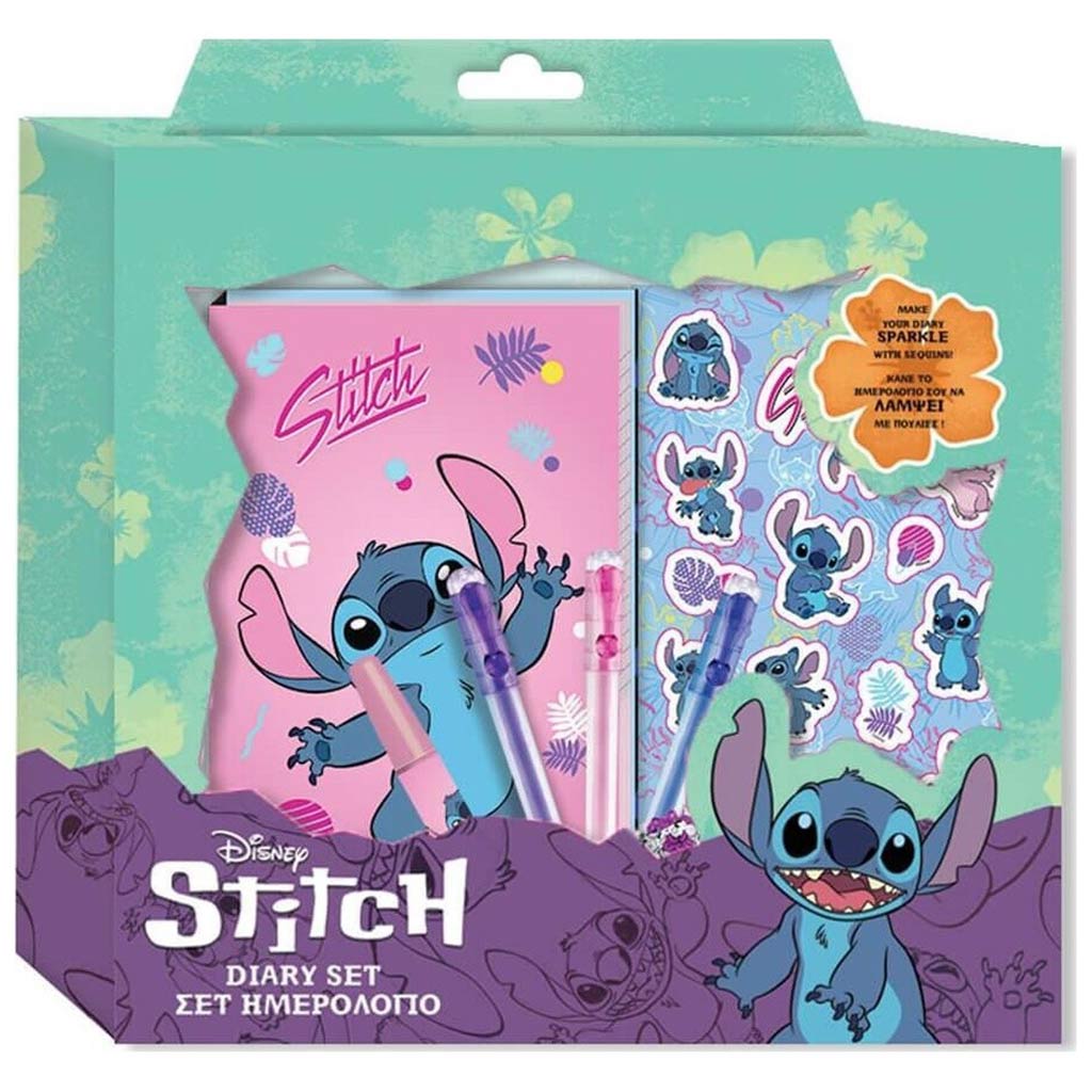 Disney: Lilo & Stitch 7-częściowy zestaw dzienników w pudełku prezentowym zdjęcie 1