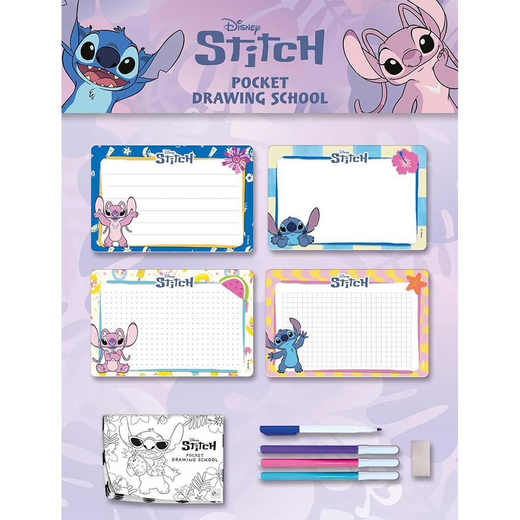 Disney Stitch Mały zestaw do rysowania - Lisciani zdjęcie 3