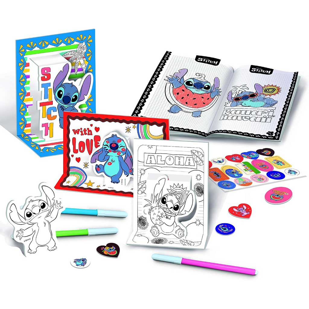 Disney Stitch zestaw kreatywny w plecaku - Lisciani zdjęcie 2