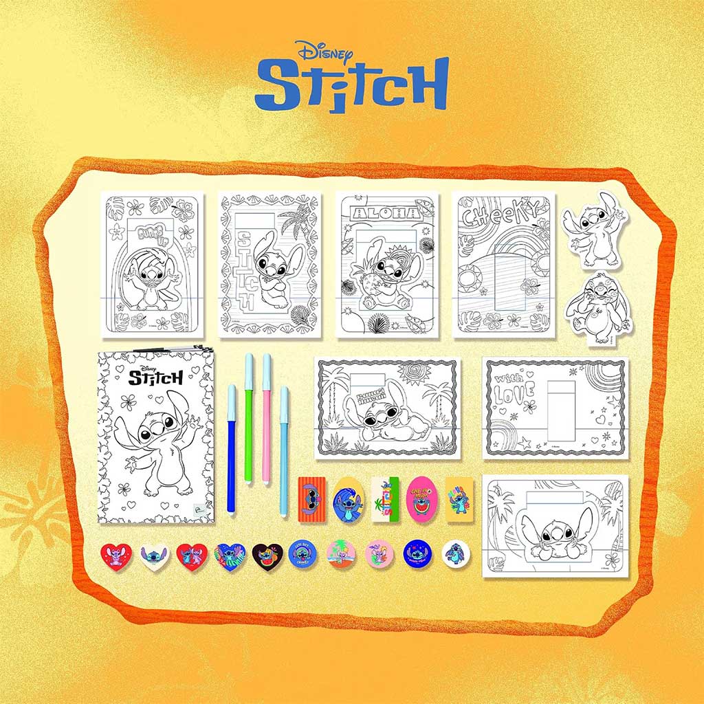 Disney Stitch zestaw kreatywny w plecaku - Lisciani zdjęcie 3
