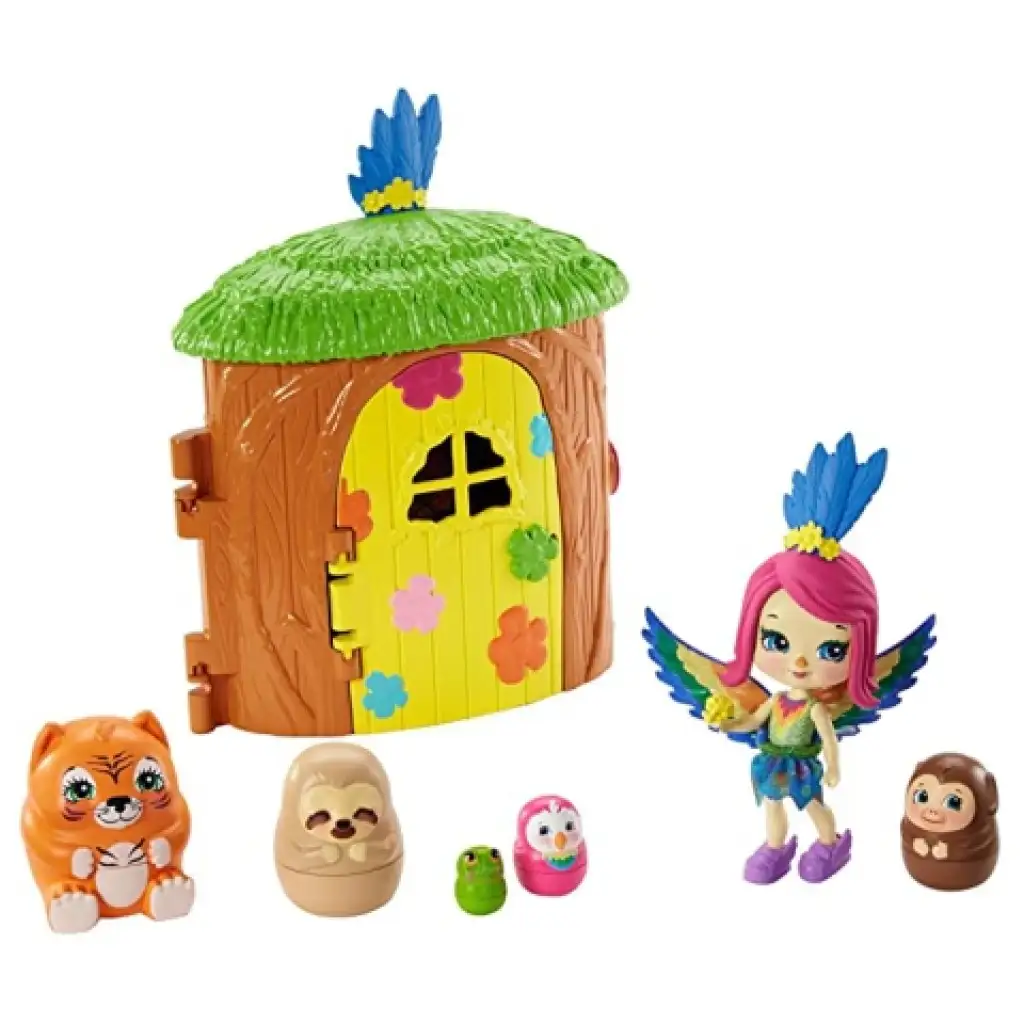 Enchantimals: Zestaw papug Telis-Tele - Mattel zdjęcie 2