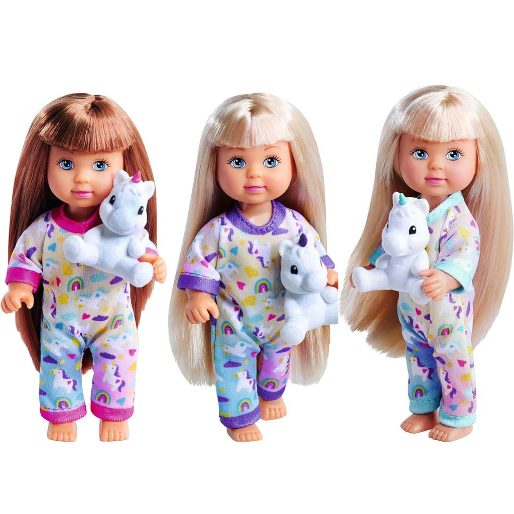 Evi Love: Evi lalka w piżamie z jednorożcem w różnych wersjach - Simba Toys zdjęcie 2