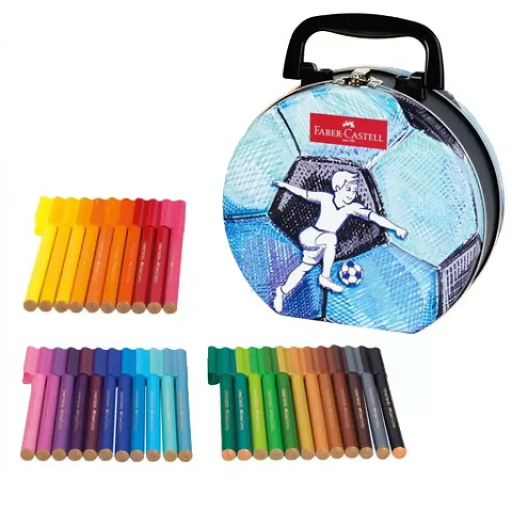 Faber Castell: Zestaw markerów Focis Connector 33 sztuk w metalowej puszce zdjęcie 2