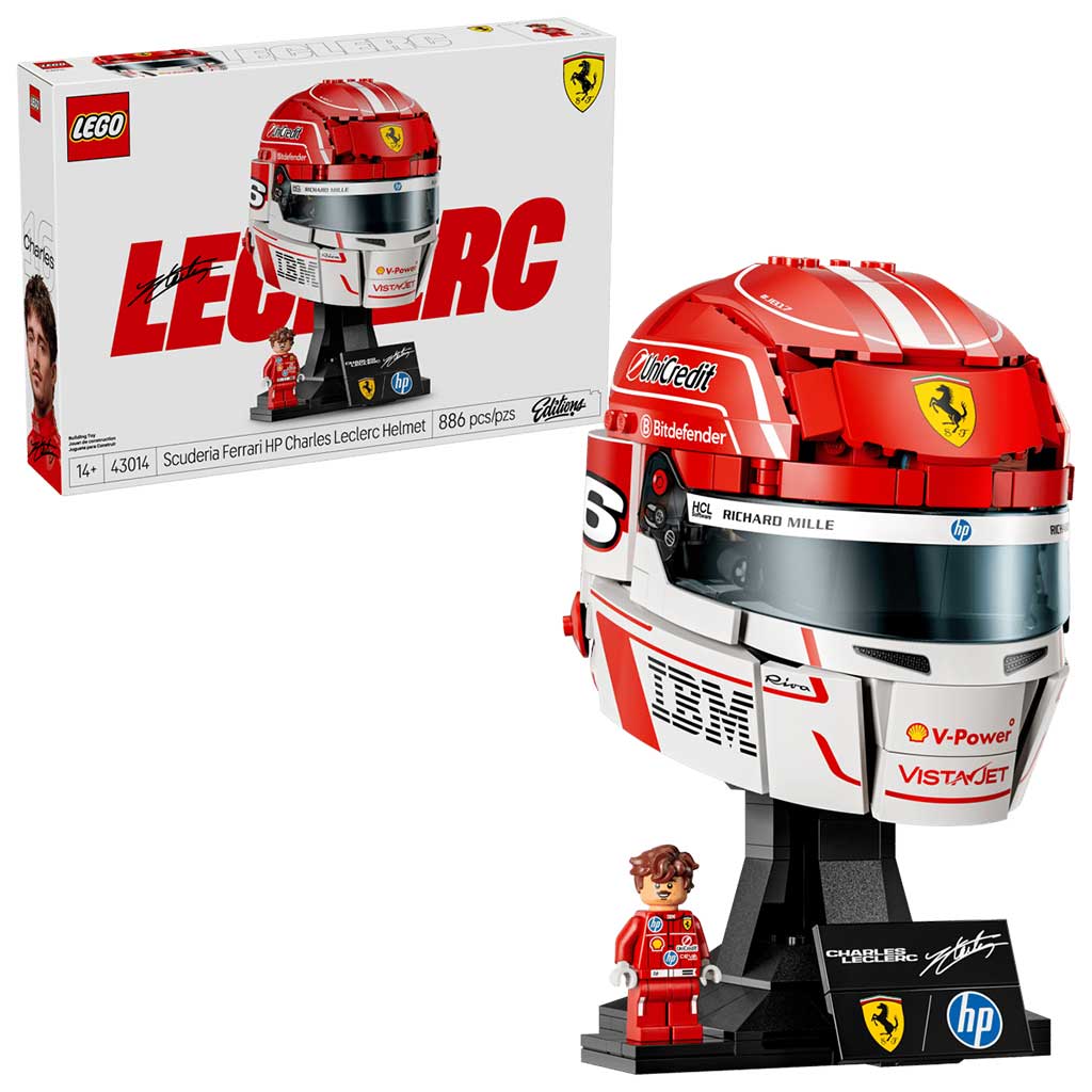 LEGO® Editions: Scuderia Ferrari HP Charles Leclerc sisakja (43014) zdjęcie 1