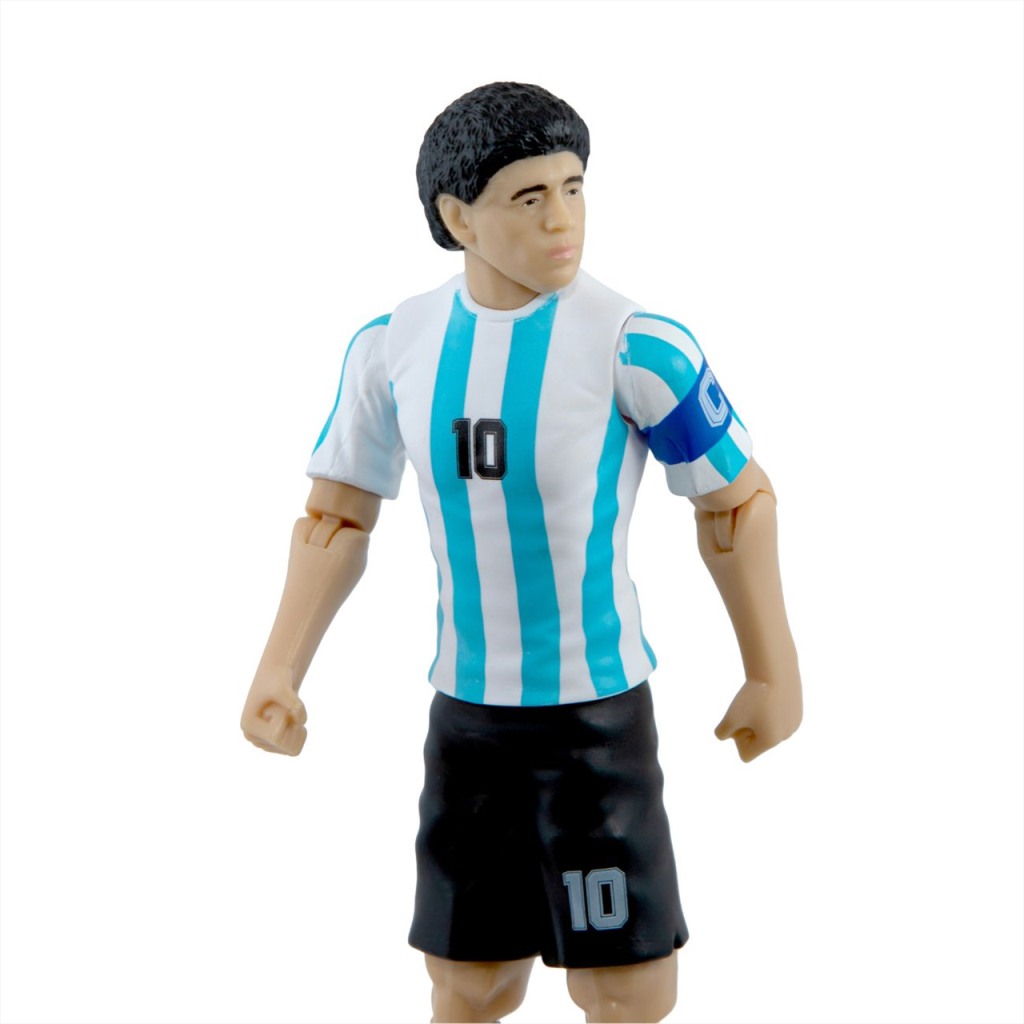 Figurka akcji piłkarza, 20 cm - Argentyna Maradona w koszulce z numerem 10 zdjęcie 2