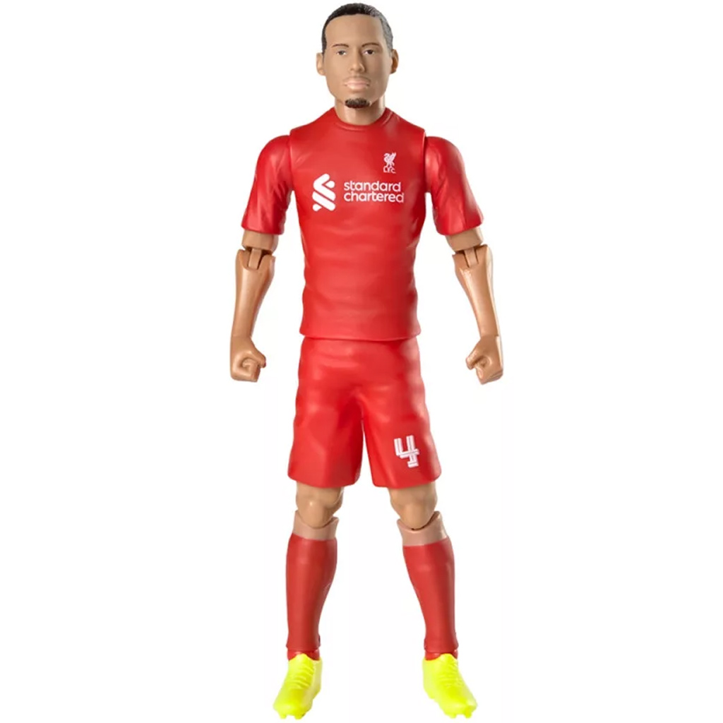 Figurka akcji piłkarza, 20 cm - Liverpool, Van Dijk w koszulce nr 4 zdjęcie 2