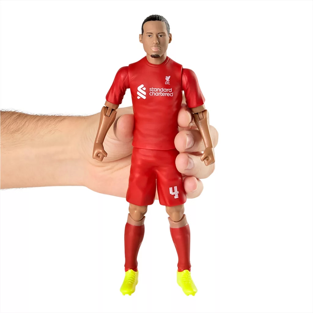 Figurka akcji piłkarza, 20 cm - Liverpool, Van Dijk w koszulce nr 4 zdjęcie 5