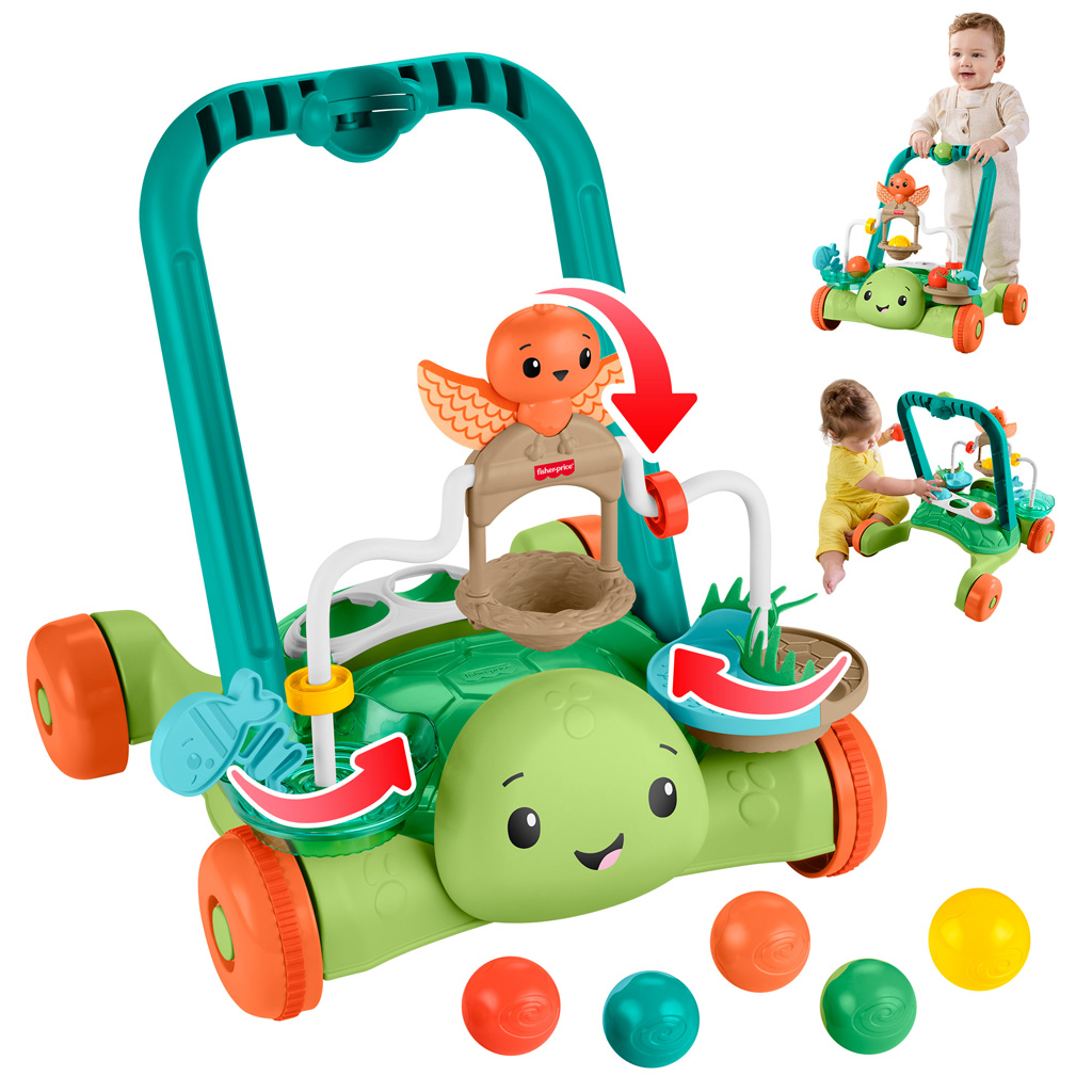 Fisher-Price: Żółw przyjaciel chodzik - Mattel zdjęcie 1