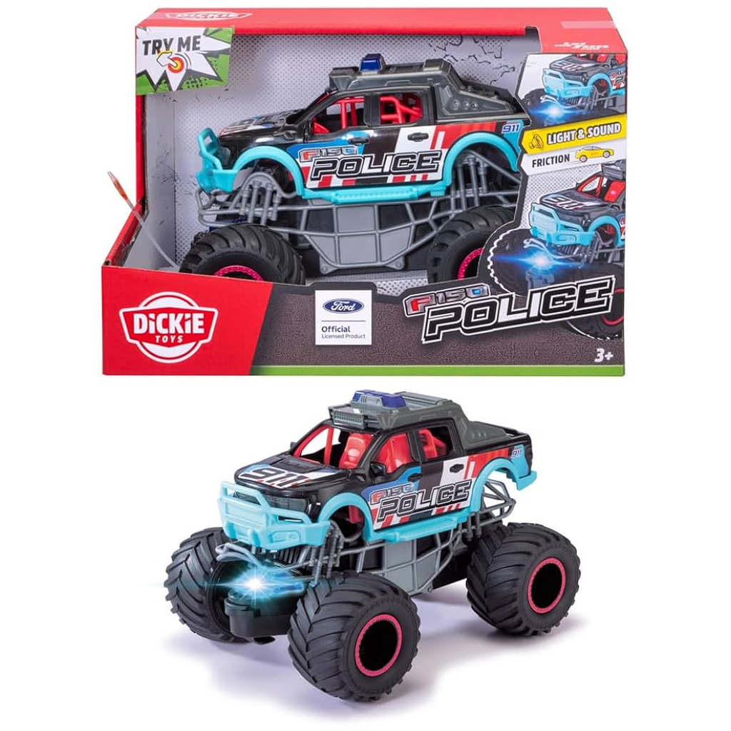 Ford F-150 Policyjny samochód z dźwiękiem i światłem - Dickie Toys zdjęcie 1