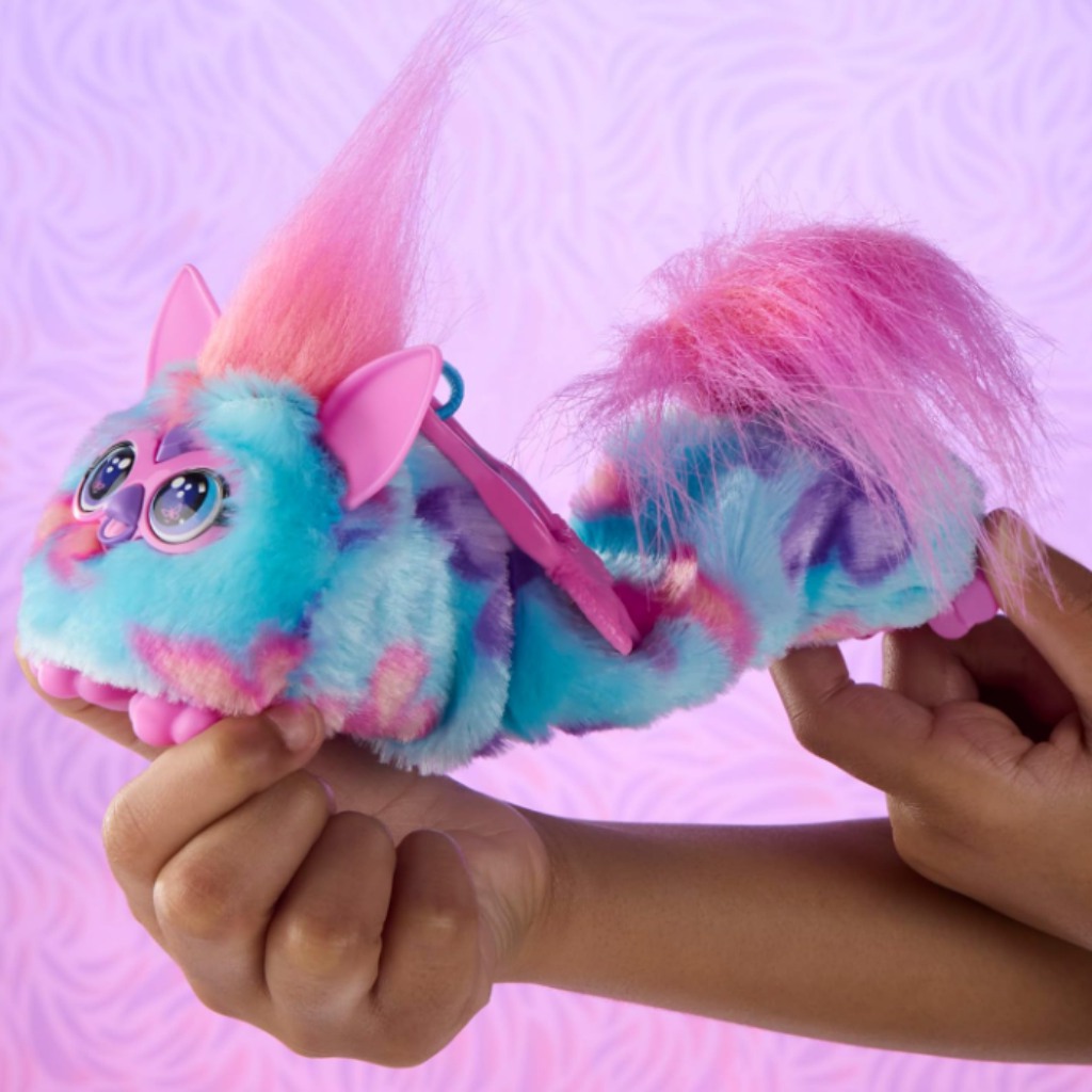 Furby: DJ Furblets Flut-Ter-Luv interaktywna pluszowa figura - Hasbro zdjęcie 3