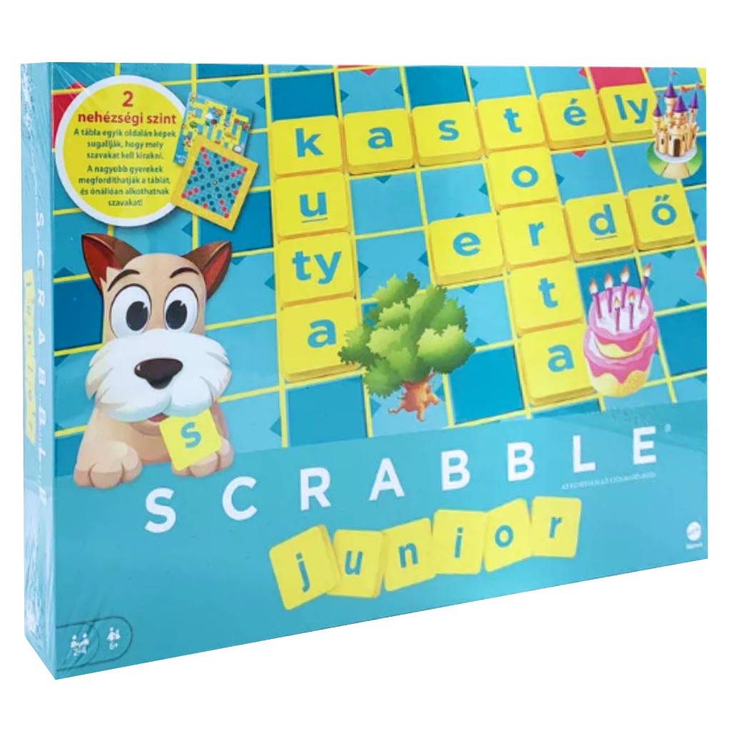 Scrabble Junior gra planszowa - Mattel zdjęcie 1