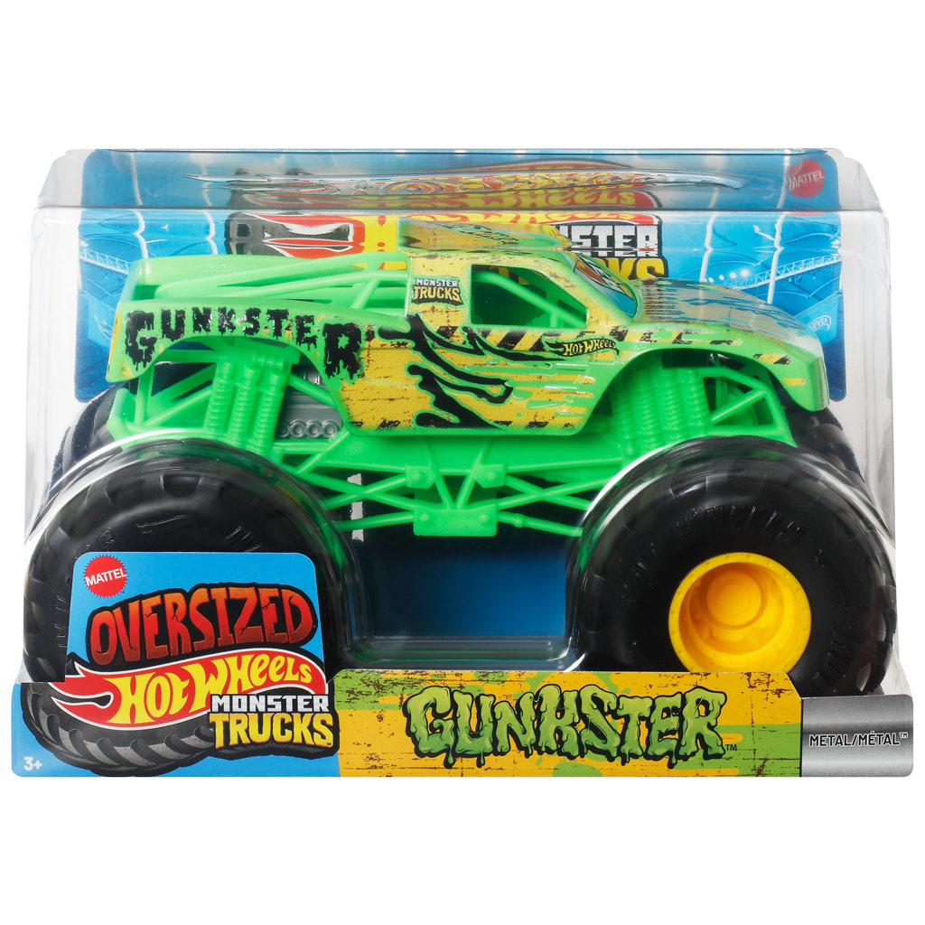 Hot Wheels Monster Trucks: Gunkster monster auto 1/24 – Mattel zdjęcie 1