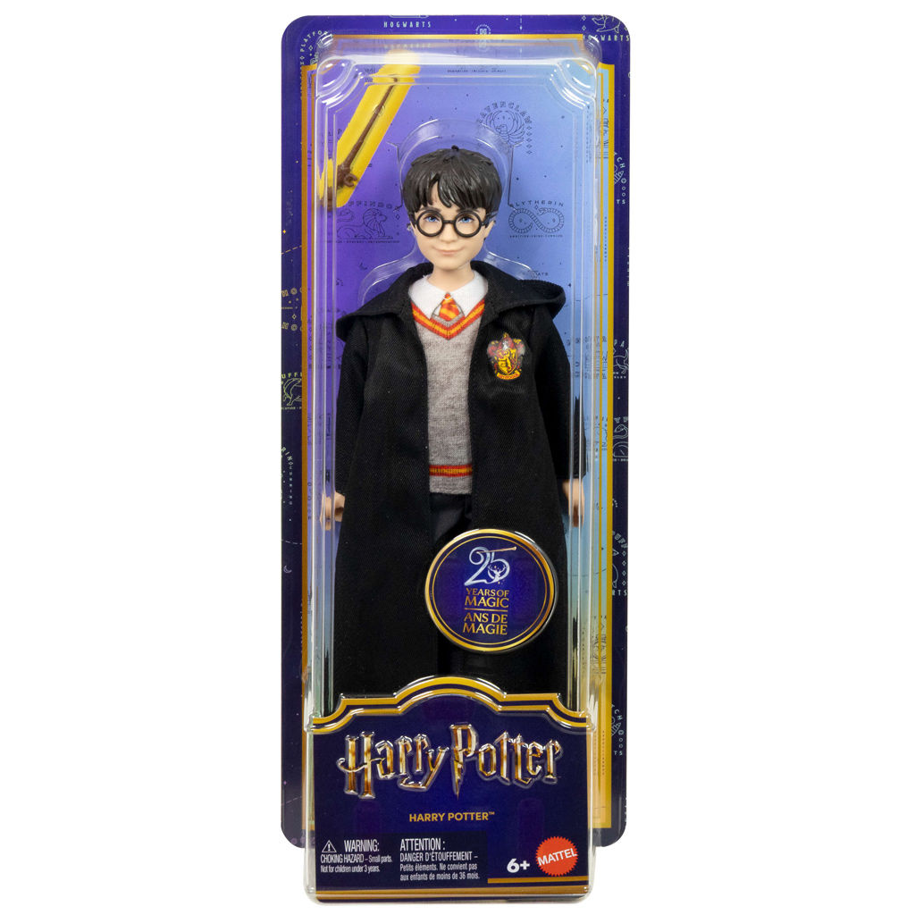 Harry Potter: Harry lalka w szacie z różdżką - Mattel zdjęcie 1