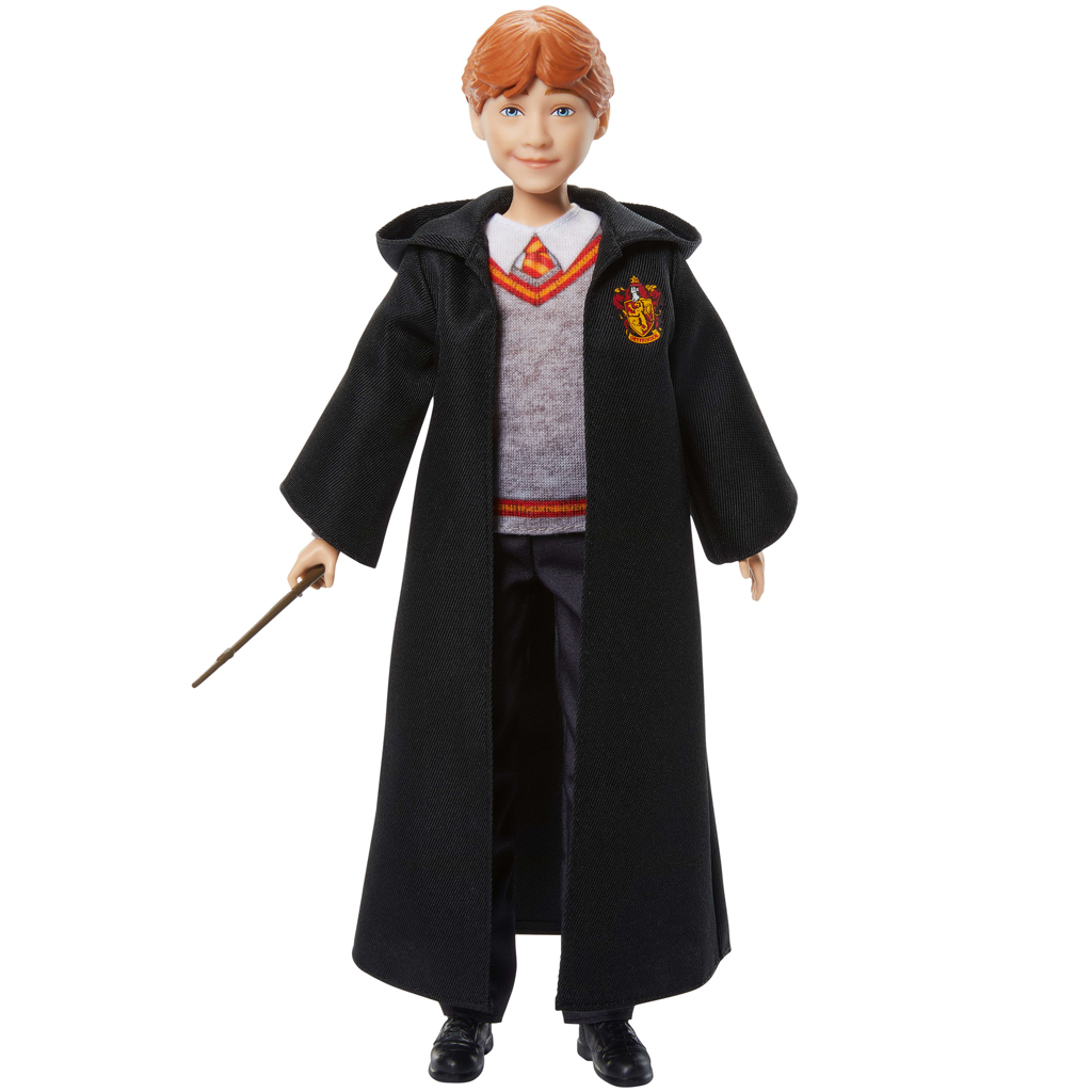 Harry Potter: Ron Weasley w szacie z różdżką - Mattel zdjęcie 2