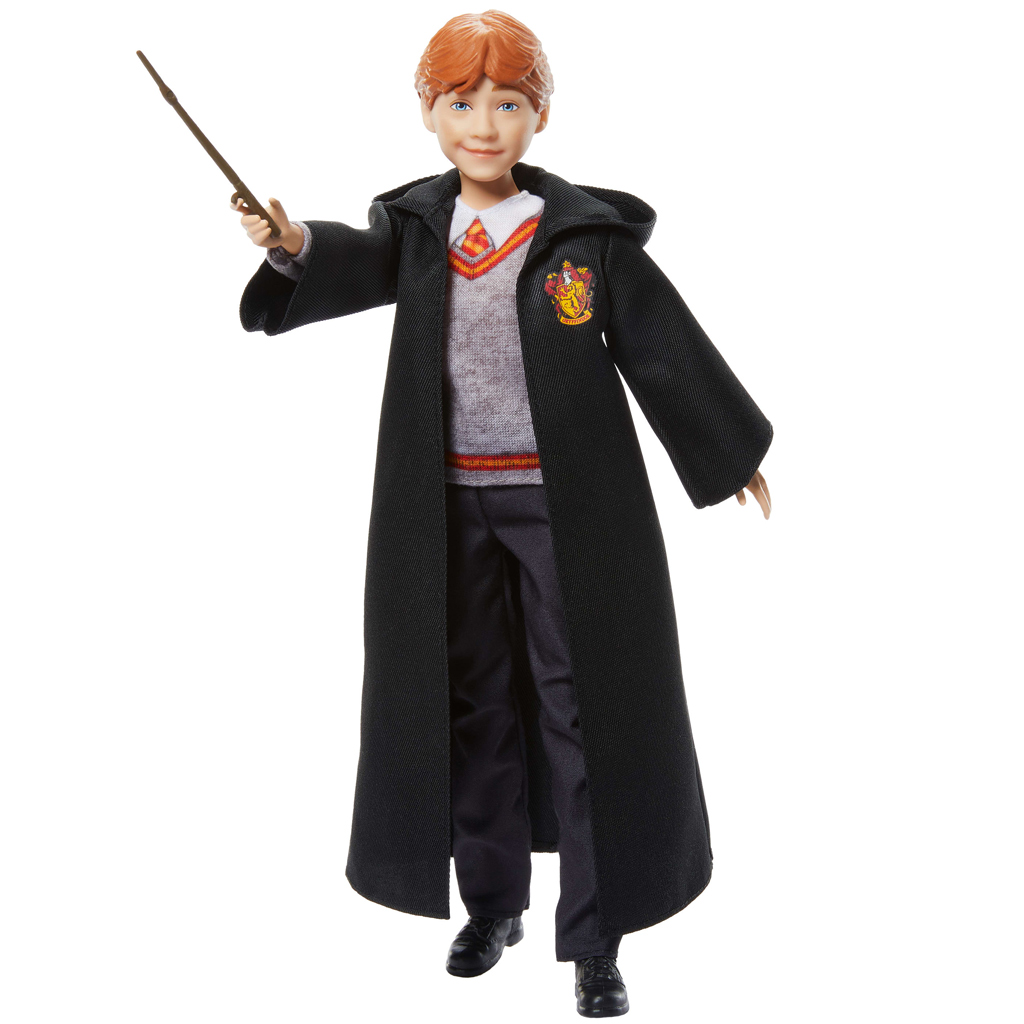 Harry Potter: Ron Weasley w szacie z różdżką - Mattel zdjęcie 3