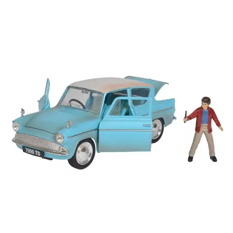 Hollywood Rides - Harry Potter: 1959 Ford Anglia metalowy model samochodu 1/24 - Simba Toys zdjęcie 2