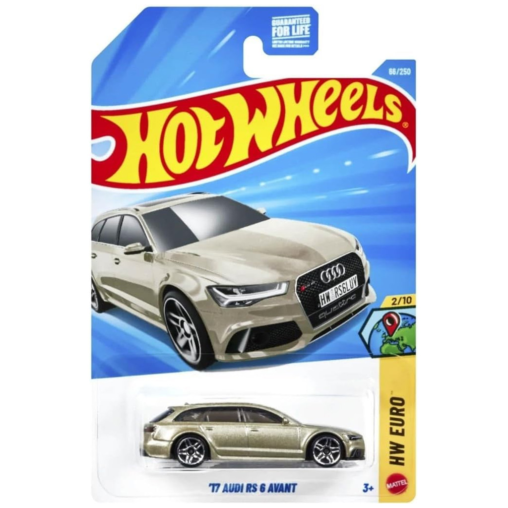 Hot Wheels: '17 Audi RS6 Avant samochód zabawkowy 1/64 - Mattel zdjęcie 1