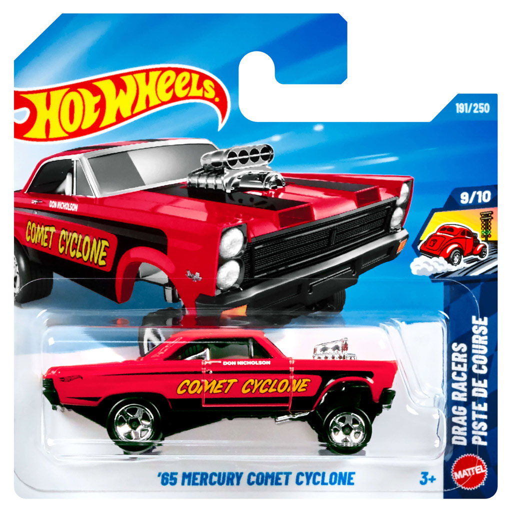 Hot Wheels: '65 Mercury Comet Cyclone samochód 1/64 - Mattel zdjęcie 1