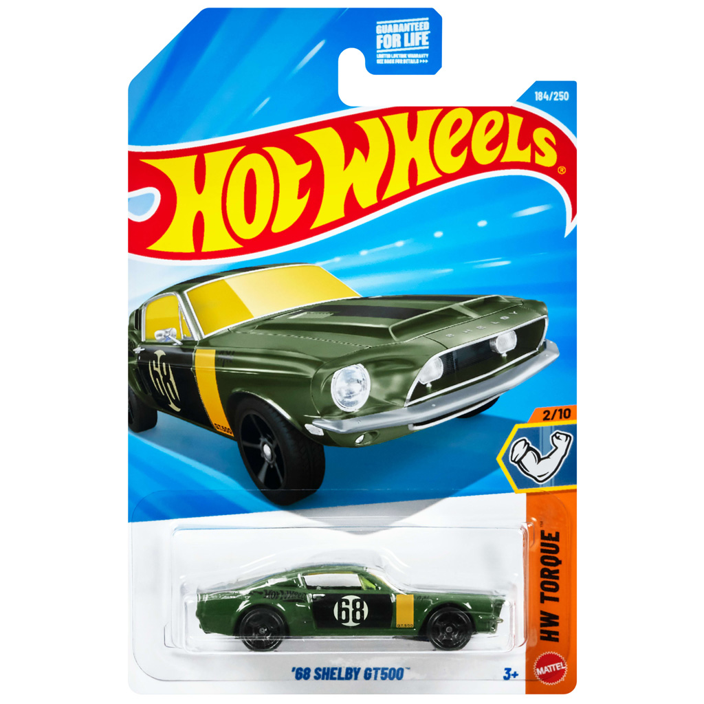 Hot Wheels: '68 Ford Shelby GT500 samochód 1/64 - Mattel zdjęcie 1