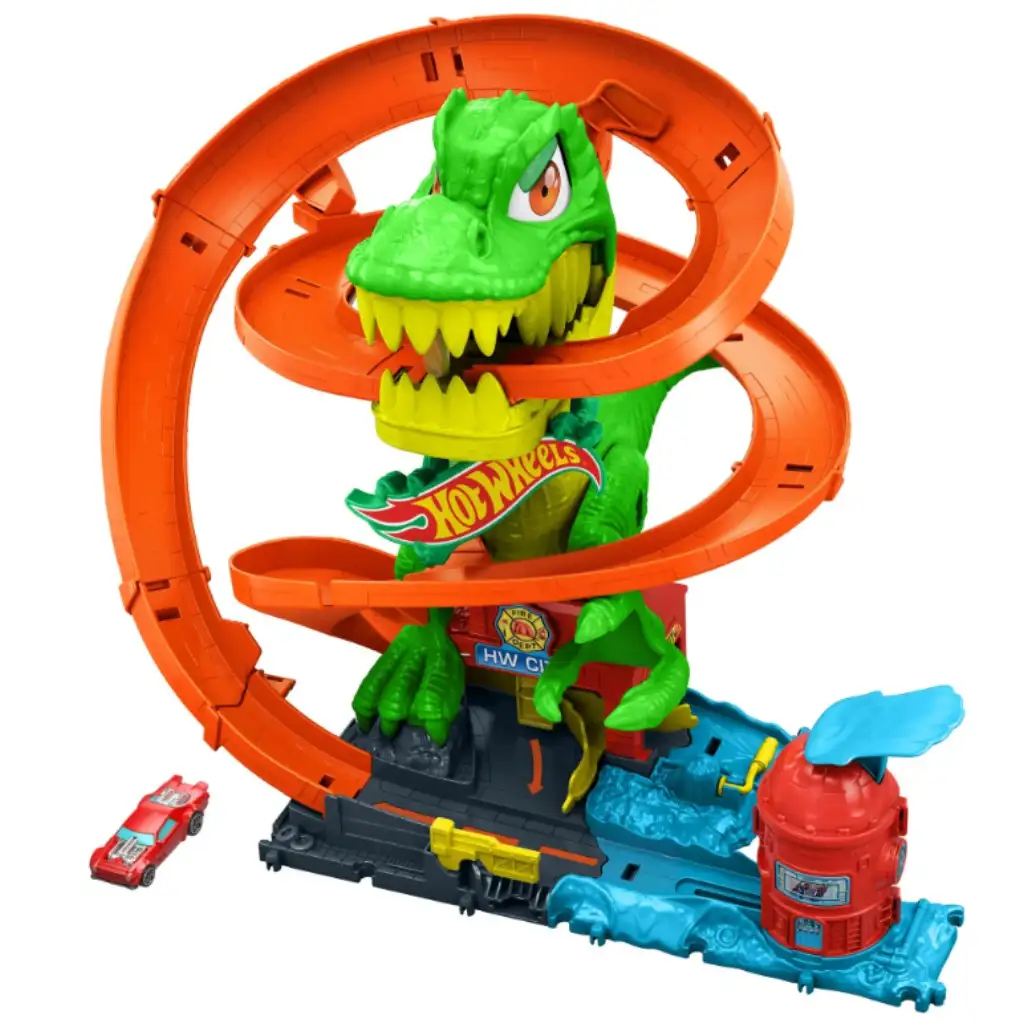 Hot Wheels: Atak T-Rexa zestaw torów - Mattel zdjęcie 2