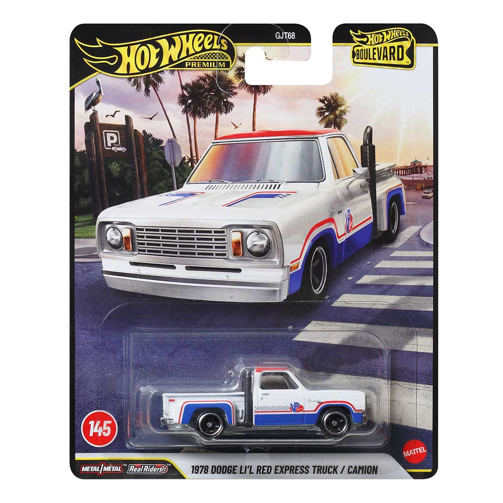 Hot Wheels Boulevard: 1978 Dodge Lil Red Express Truck samochód 1/64 - Mattel zdjęcie 1