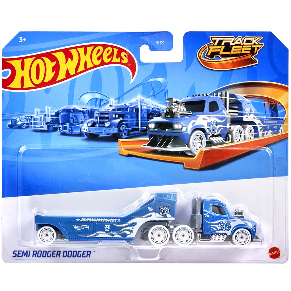 Hot Wheels: Ciężarówka Semi Rodger Dodger w skali 1/64 - Mattel zdjęcie 1