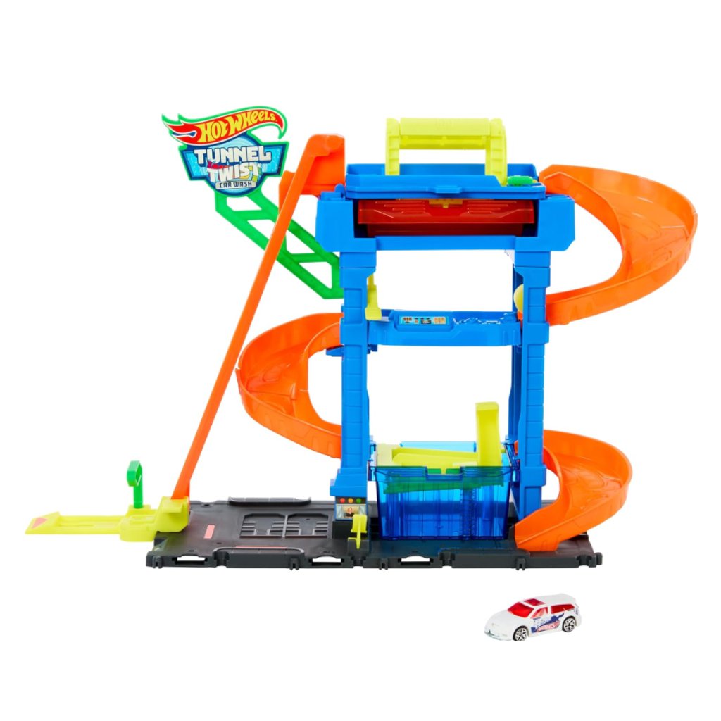 Hot Wheels City: Myjnia samochodowa z samochodzikiem zmieniającym kolor - Mattel zdjęcie 4