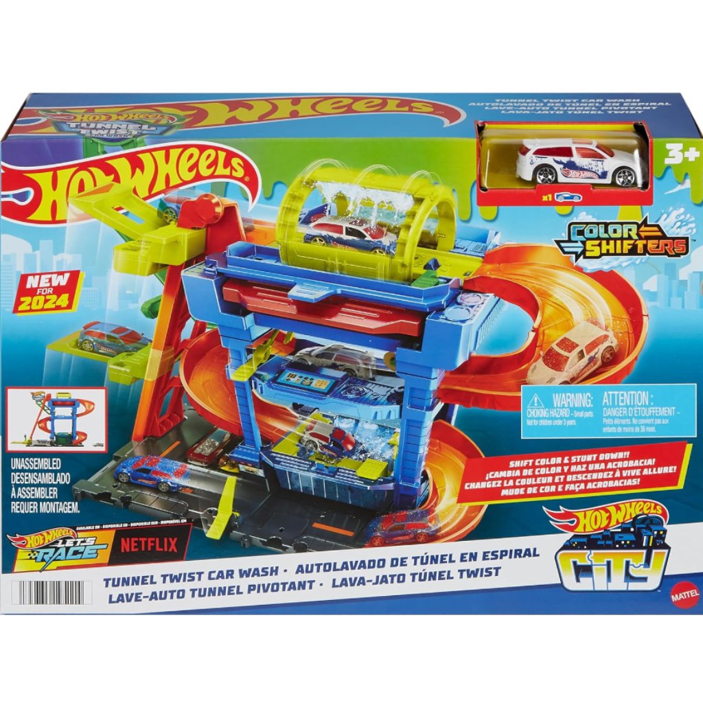 Hot Wheels City: Myjnia samochodowa z samochodzikiem zmieniającym kolor - Mattel zdjęcie 1