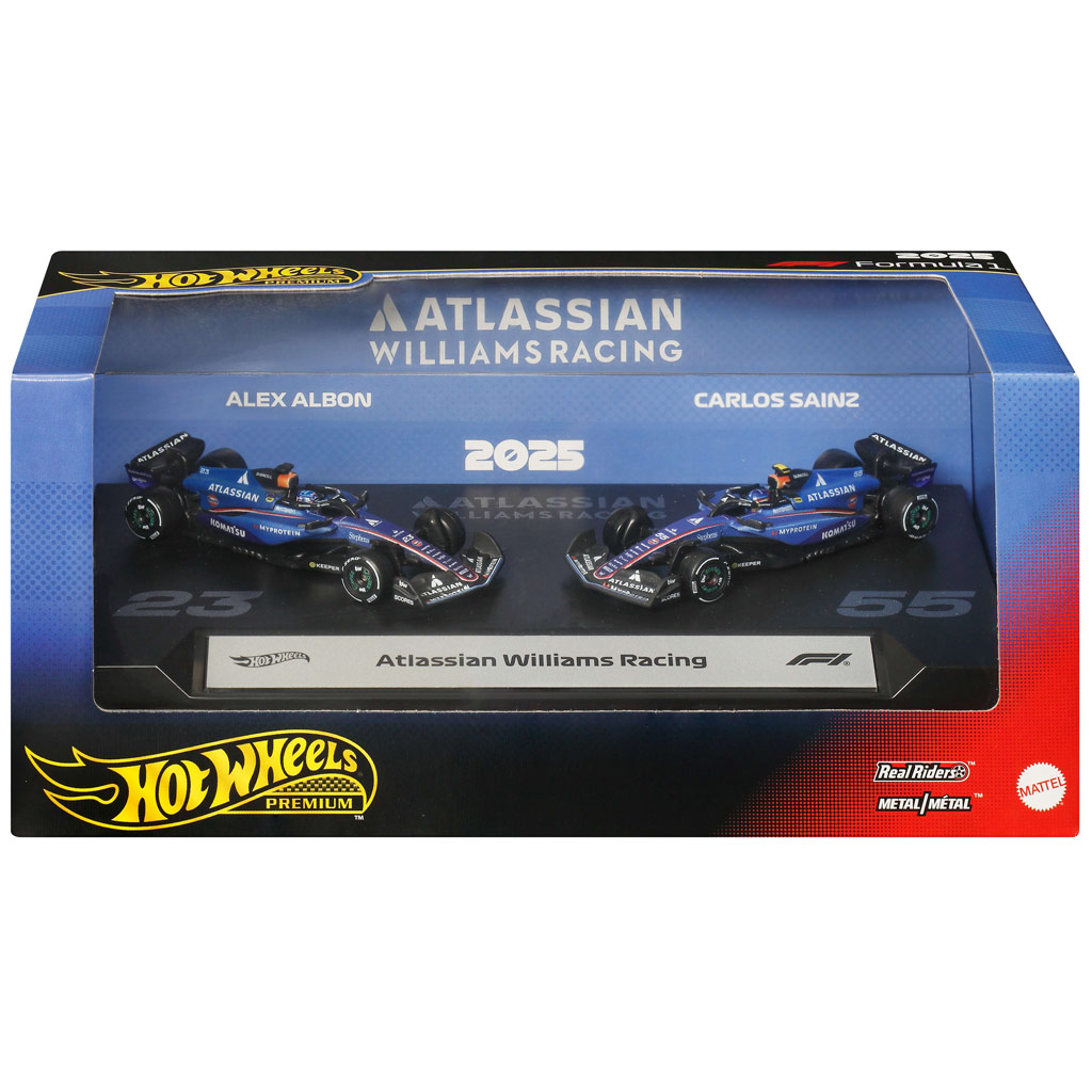 Hot Wheels F1 Samochód Zdalnie Sterowany 2-pak - Williams:sainz + Albon - Mattel zdjęcie 1