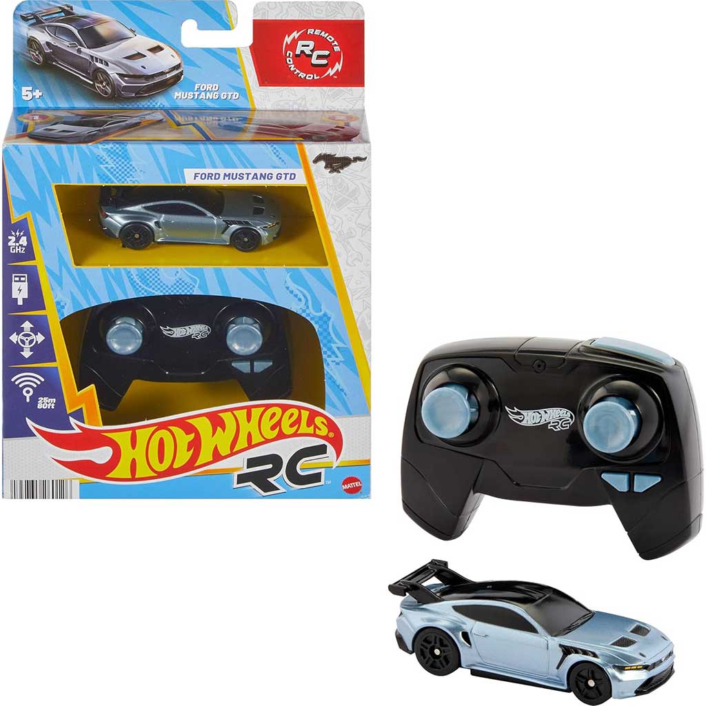 Hot Wheels: Ford Mustang GTD zdalnie sterowany samochód - Mattel zdjęcie 1