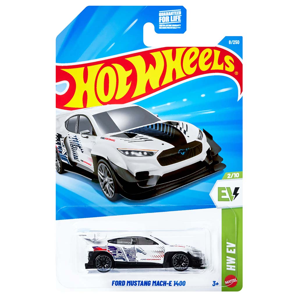 Hot Wheels: Ford Mustang Mach-E 1400 samochód zabawkowy 1/64 - Mattel zdjęcie 1