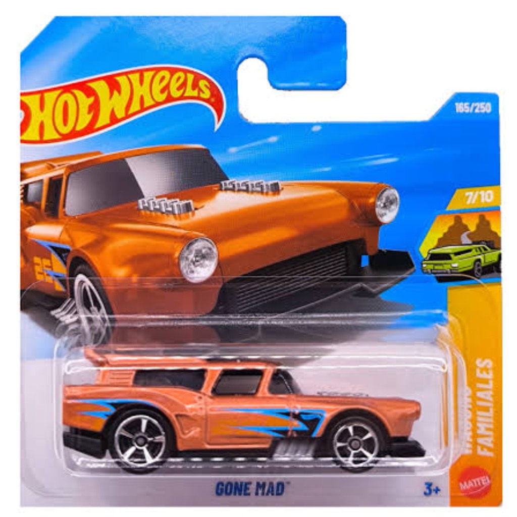 Hot Wheels: Gone Mad pomarańczowy samochodzik 1/64 - Mattel zdjęcie 1