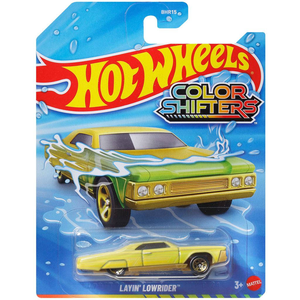 Hot Wheels: Layin' Lowrider zmieniający kolor mały samochodzik 1/64 - Mattel zdjęcie 1