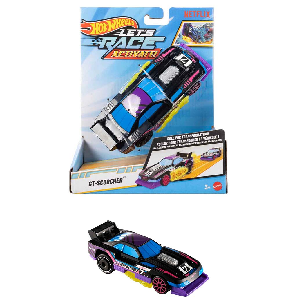 Hot Wheels: Let's Race GT-Scorcher 1/32 samochód - Mattel zdjęcie 1