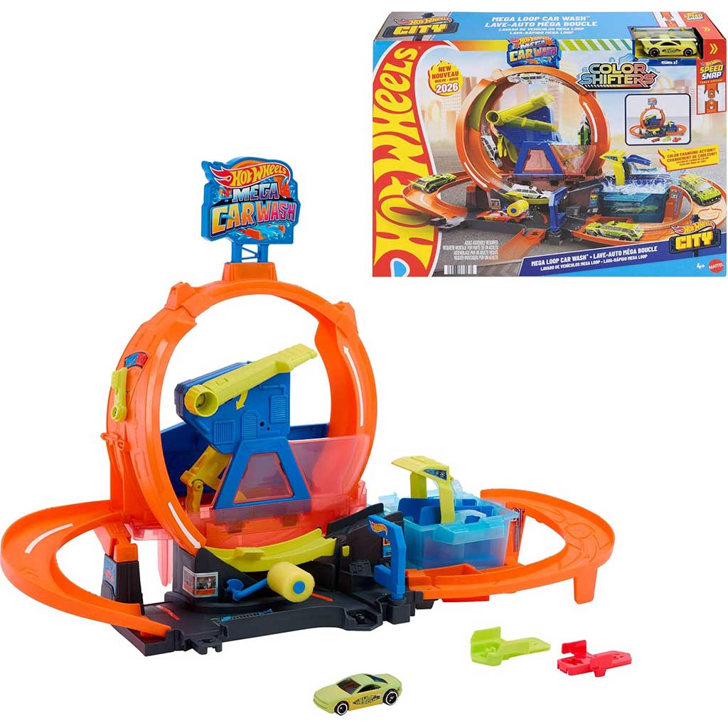 Hot Wheels: Mega Zestaw do mycia samochodów - Mattel zdjęcie 2