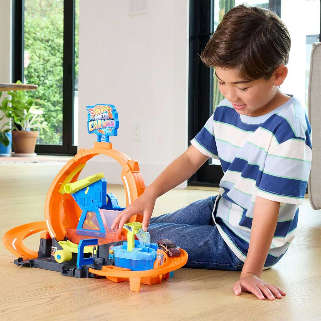 Hot Wheels: Mega Zestaw do mycia samochodów - Mattel zdjęcie 3