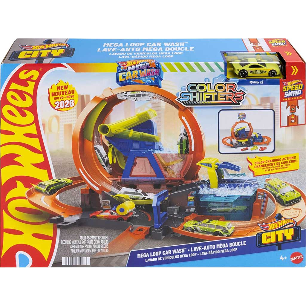 Hot Wheels: Mega Zestaw do mycia samochodów - Mattel zdjęcie 1