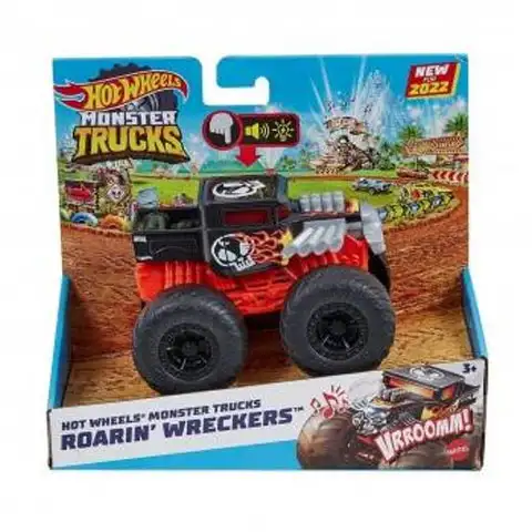 Hot Wheels: Monster Trucks Roarin' Wreckers samochód z dźwiękiem i światłem 1/43 zdjęcie 1